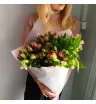 Монобукет  Нежные граммофончики  19 веточек 
