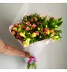 Монобукет  Нежные граммофончики  19 веточек  1