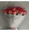 Монобукет из 15 бело-розовых роз  1