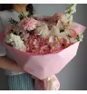 Букет с гортензией  и орхидеями 1