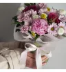 Цветы в коробке  Пион  1
