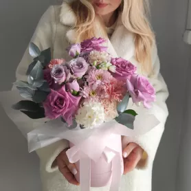 Коробка Цветочный десерт  от интернет-магазина «VeraRosa»